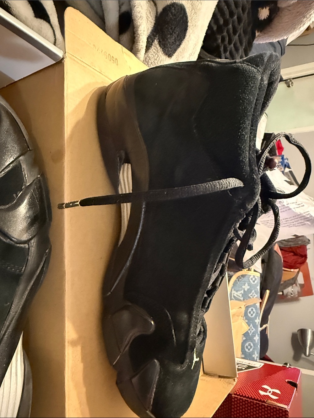 Jordan Black and White Men's Sneakers